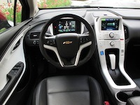 2014 Chevrolet Volt Red interior steering wheel
