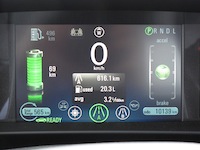 2014 Chevrolet Volt Red gauge display charge