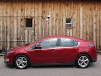 2014 Chevrolet Volt Red side