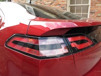 2014 Chevrolet Volt Red tail lamps spoiler