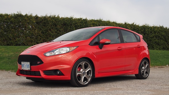 2014 Ford Fiesta ST Molten Orange front side view