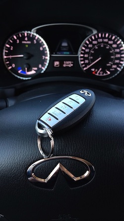 2014 Infiniti QX60 Hybrid car key