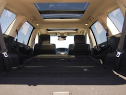 2014 Infiniti QX60 Hybrid rear trunk storage all seats folded down