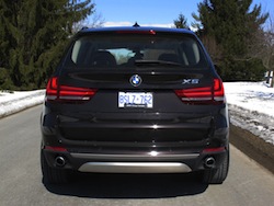 2014 BMW X5 xDrive 35i Sparking Brown Metallic full rear exhaust