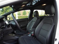 2015 Kia Forte5 SX Luxury White front seats