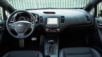 2015 Kia Forte5 SX Luxury White dash interior