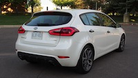 2015 Kia Forte5 SX Luxury White rear side view