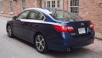 2015 Subaru Legacy 2.5i Limited rear exhaust