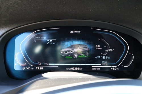 2020 BMW X3 xDrive30e Plug-In Hybrid display